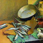 Still life with anchovies, 1972, Antonio Sicurezza