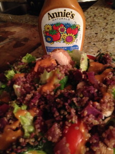 Quinoa Salad with Annie's Woodstock Dressing