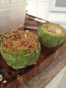 Stuffed artichokes