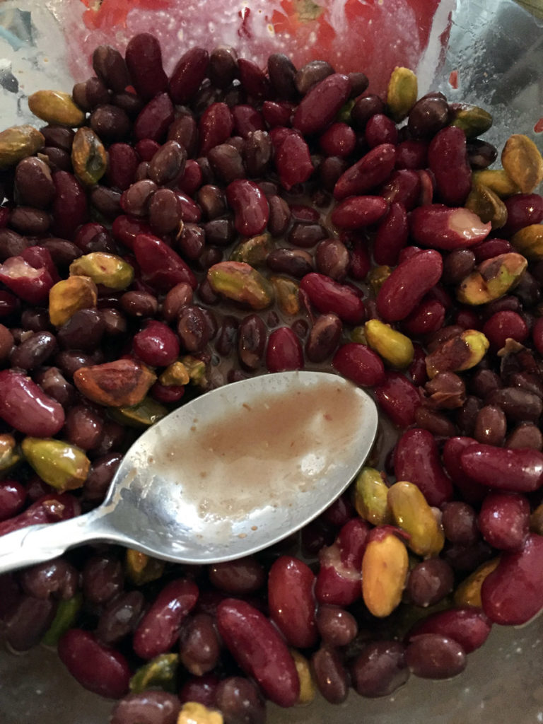 Kidney Beans with Pistachios