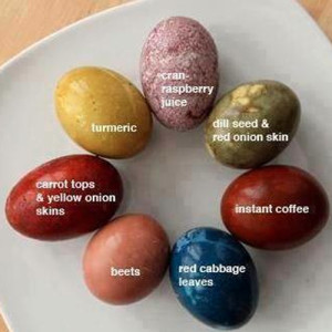 Easter Egg Coloring Naturally