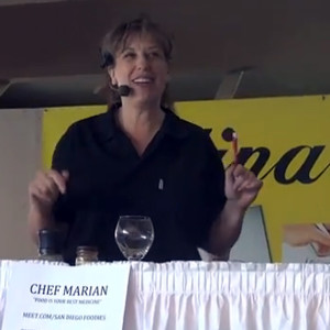 Chef Marian at the Del Mar Fairgrounds last summer